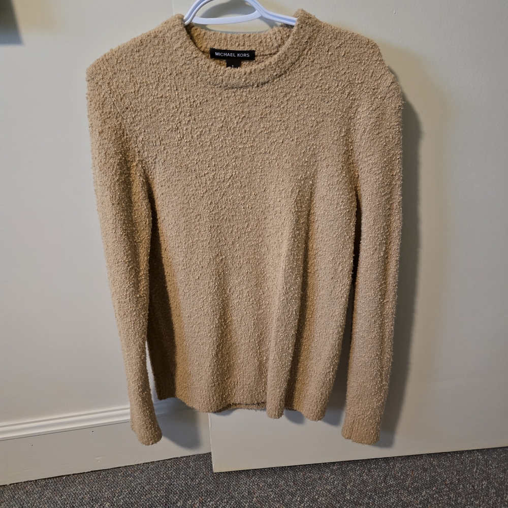 Michael Kors Men's Beige Crewneck Sweater